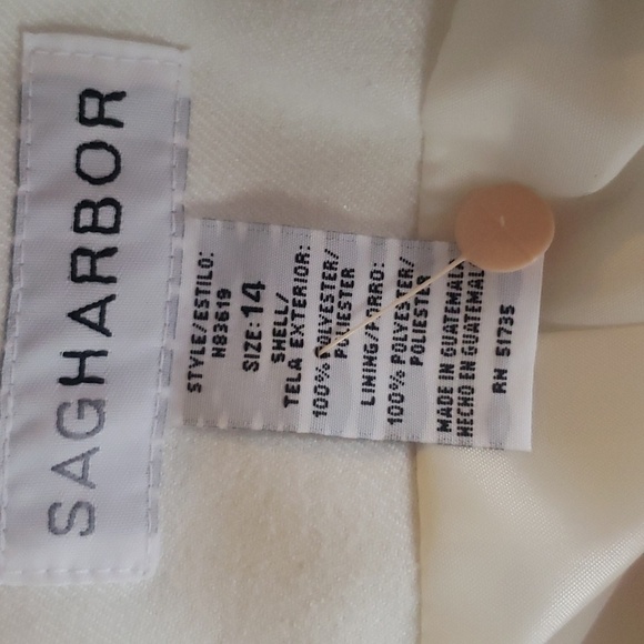 Vintage Sagharbor Y2K Woman's Suit Jacket Sz 14 - Picture 9 of 10